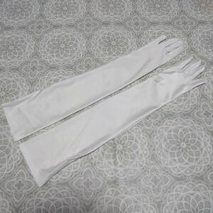 手袋・ロンググローブ・約52cm☆ホワイト☆ウェディング・フォーマル/1043
