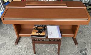 福岡市内送料無料 YAMAHA ヤマハ クラビノーバ 電子ピアノ CLP-130C 88鍵盤 専用高低椅子, 取扱説明書, ヘッドフォン