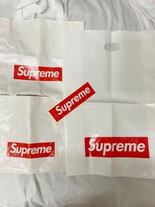 Supreme ショッパー ステッカーセット 送料無料 シュプリーム エコバッグ ショップ袋　ノベルティーおまけ付き