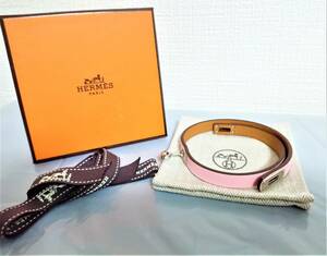 1114 極美品　未使用　HERMES エルメス ケリードゥブルトゥール ブレスレット U刻印