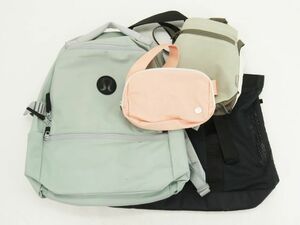 1円 未使用有 lululemon ルルレモン リュックサック ショルダーバッグ トートバッグ 等 セット EQ416