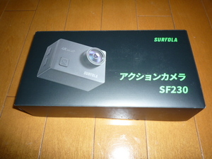 Surfola SF230 アクションカメラ4K 2000万画素 リモコン付き 電池４個付き！