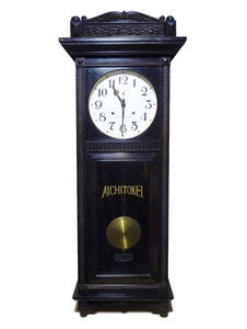 ■即決■ 動作品 調整済み 特大サイズ 大型 愛知時計 ゼンマイ式 柱時計 掛け時計 振り子時計 アンティーク レトロ ヴィンテージ 手渡歓迎
