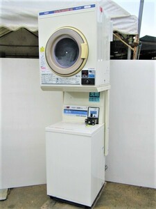 【即決！】○AQUA　洗濯機/乾燥機セット 11　MCW-C45　MCD-CK45　コインウォッシャー　コインドライヤー　4.5㎏　鍵あり　O.04.18.ノ