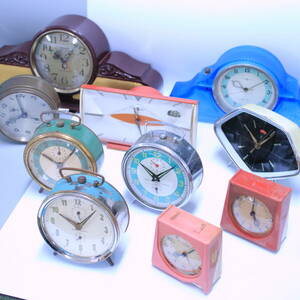あ//A7055 目覚まし時計　古い手巻き　置き時計　SEIKO セイコー　精工舎　TOYO CLOX　など　いろいろまとめて