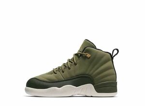 Nike PS Air Jordan 12 Retro"Olive Canvas" 21.5cm 151186-301