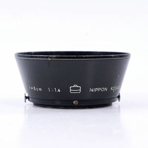Nikon ニコン NIPPON KOGAKU 日本光学 S用 f＝5cm 1:1.4 メタルレンズフード