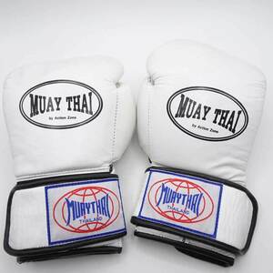 【中古】MUAY THAI ムエタイ グローブ 8オンス ホワイト キックボクシング