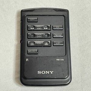 SONY ソニー　リモコン　RM-X16　ジャンク
