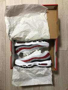 ナイキ エアマックス 95 エッセンシャル NIKE AIR MAX 95 ブラック/バーシティレッド/パーティクルグレー/ホワイト DQ3430-001 正規品/27cm