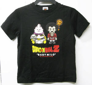 キッズサイズ 送料無料 BAPE KIDS × DRAGON BALL Z TEE 120 BRAND NEW BAPY BY A BATHING APEドラゴンボール ベイピー Tシャツ 120 黒