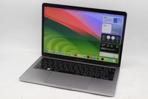 中古 2K対応 13.3型 Apple MacBook Pro 2018 A1989 (TouchBar) グレー macOS 14 Sonoma 八世代 i7-8559U 16GB NVMe 1TB-SSD 管:1355h