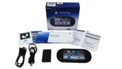 極美品 動作品 PSVITA 本体 PCH-2000 ブラック 充電器 箱付き