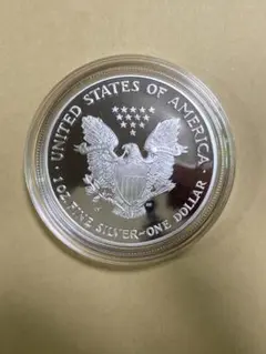 アメリカ　イーグル銀貨(プルーフ2003年)