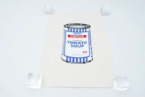 希少 WCP Banksy バンクシー SOUP CAN BLUE リプロダクション シルクスクリーン プリント 現代アート 限定品