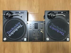 完動品 美品 technics sh-ex1200 sl1200mk3d sl1200mk3 ターンテーブル ミキサー DJ