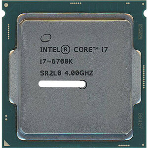 【中古】Core i7 6700K 4.0GHz 8M LGA1151 95W SR2L0 [管理:1050001290]