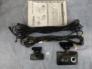 COMTEC　DC-DR652　ドライブレコーダー　ドラレコ　前後カメラ　　SDカード付き　コムテック　2カメラ　駐車監視　GPS　