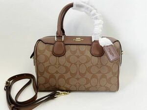 コーチ COACH ハンドバッグ ショルダーバッグ 2WAY レディース レザー ブラウン アウトレット 保存袋付き 新品未使用