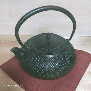 煎茶道具 鉄瓶　鉄器　茶道具　コレクション　インテリア　金属工芸　