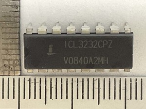 DIP RS-232Cドライバレシーバ ICL3232CPZ (出品番号660) (Intersil) 