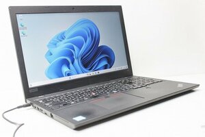 1円スタート ノートパソコン Windows11 Lenovo ThinkPad L580 15.6インチ 第8世代 Core i5 SSD256GB メモリ8GB Windows10 カメラ 10キー