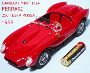 DANBARY-MINT 1/24 フェラーリ 250 TR テスタロッサ 1958 箱無し本体のみ 若干難有り ダンバリーミント FERRARI TESTA ROSSA