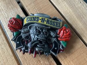 【送料無料】90s 訳ありガンズ MADE IN USA バックル ヴィンテージ Guns N Roses ガンズ アンド ローゼス 1993年