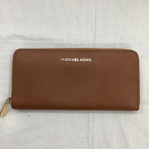 ♪♪ MICHAEL KORS マイケルコース レディース 長財布 ブラウン やや傷や汚れあり