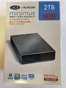 LaCie製 minimus 外付けハードディスクドライブ・2TB・美品