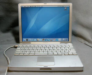 m656 Powerbook G4 12インチ A1104 1.5Ghz 1.25G os10.4.2 リストア＋クラシック環境 