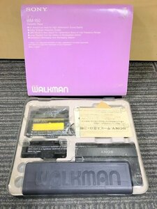 【通電動作未確認】SONY WALKMAN WM-150 ポータブルカセットプレーヤー ブラック ウォークマン ソニー 1円~　S3266