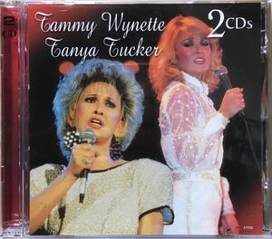Tammy Wynette - Tanya Tucker / カントリー・ディーヴァ2人の名唱をコレクトした2CDカップリングBEST / カントリーポップ / ソフトロック