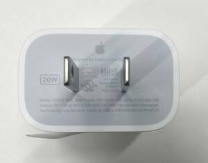 ≪新品未使用！ Apple純正 A2305 電源アダプター USB-C iphone iPad 充電器 20W≫