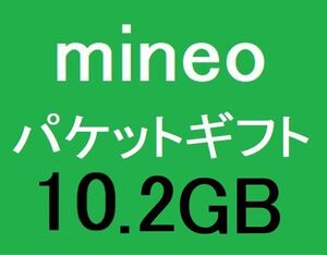 10GB+200MB（9999MB+201MB）mineo　マイネオパケットギフトコード 
