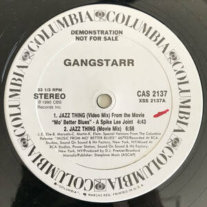 Gangstarr - Jazz Thing オリジナルプロモオンリー
