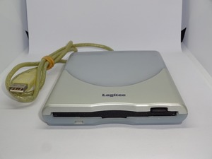USB外付けフロッピーディスクドライブ Logitec LFD-31UE 3モード対応 中古動作品
