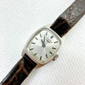 A2404-10-20 １円スタート 手動巻き　稼働品　良品　ロンジン　LONGINES　レディース腕時計　アンティーク　シルバー　