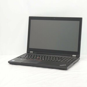 1円～Lenovo ThinkPad P51 Xeon E3-1505M v6 3GHz/32GB/SSD512GB/15インチ/OS無/動作未確認【大阪出荷】