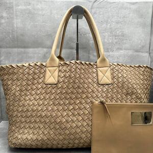 1円■世界限定200個■BOTTEGA VENETA ボッテガヴェネタ カバMM トートバッグ ボストン イントレチャート レザー メンズ レディース 大容量