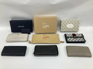 レディース　財布　６点　おまとめ　GUCCI/PRADA/LOEWE/他【CDAY7028】