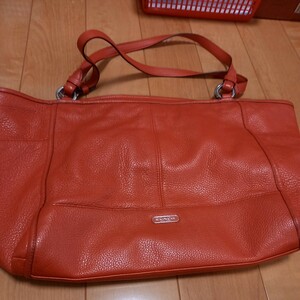 COACH レッド コーチ　トートバッグ