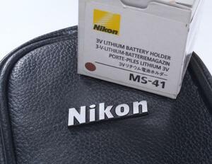 【T115】ニコン カメラケース CF-64 + 電池ホルダー MS-41 ( for Nikon F6 ) 