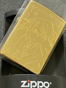 zippo けいおん ゴールド バージョン 限定品 希少モデル 2012年製 中野 梓 平沢 唯 かきふらい ゴールドインナー 2012年製