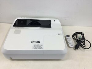 ランプ使用時間僅か59H 　超短焦点 プロジェクター EPSON エプソン EB-1460UT 　リモコン付属　専用ペン欠