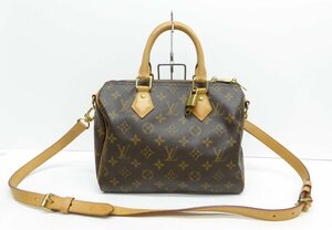 LOUIS VUITTON ルイ・ヴィトン モノグラム スピーディ・バンドリエール25 ハンド ショルダーバッグ △WP1681