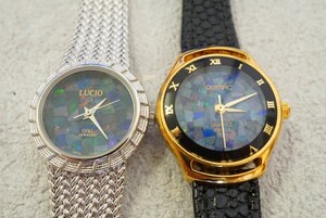 F717 モザイクオパール opal 文字盤 フェイス 腕時計 2点 アクセサリー カラーストーン 大量 まとめて おまとめ まとめ売り 不動品
