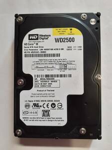 Western Digital WD2500JD-98HBC0 250GB SATA Crystaldiskinfoで正常判断　フォーマット済み