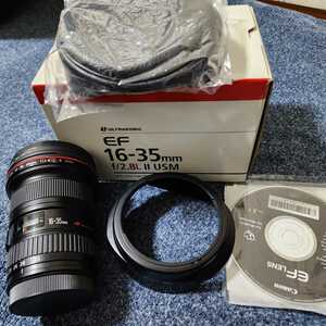 Canon ★広角レンズ★EF16-35㎜f/2.8L II USM★中古品★お勧め品★保護フィルター付き★カビ曇りなし★チリ極少★ワンオーナー★宅急便80