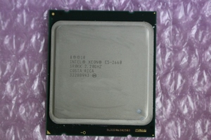 2個セット INTEL Xeon E5-2660 2.20Ghz 20M キャッシュ、2.20 GHz、8.00 GT/s SR0KK